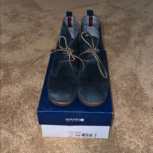 Sperry Topsider Harlow Black Suede Boots